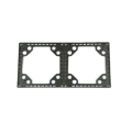 Piezas de marco de precisión de aluminio de mecanizado personalizado de 5 eje